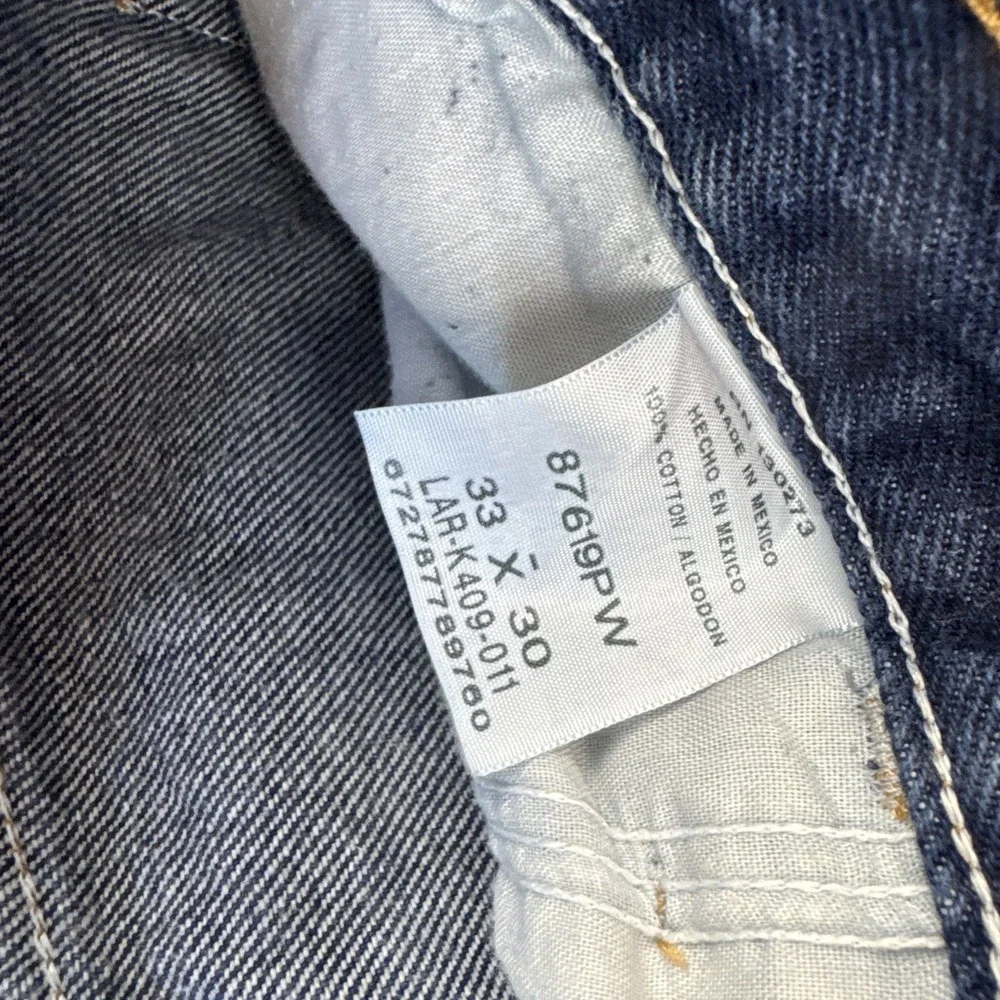 Rustler Jeans‎ Men's 32x30 Extra Heavyweight Straight Leg Work Pants Blue Cotton